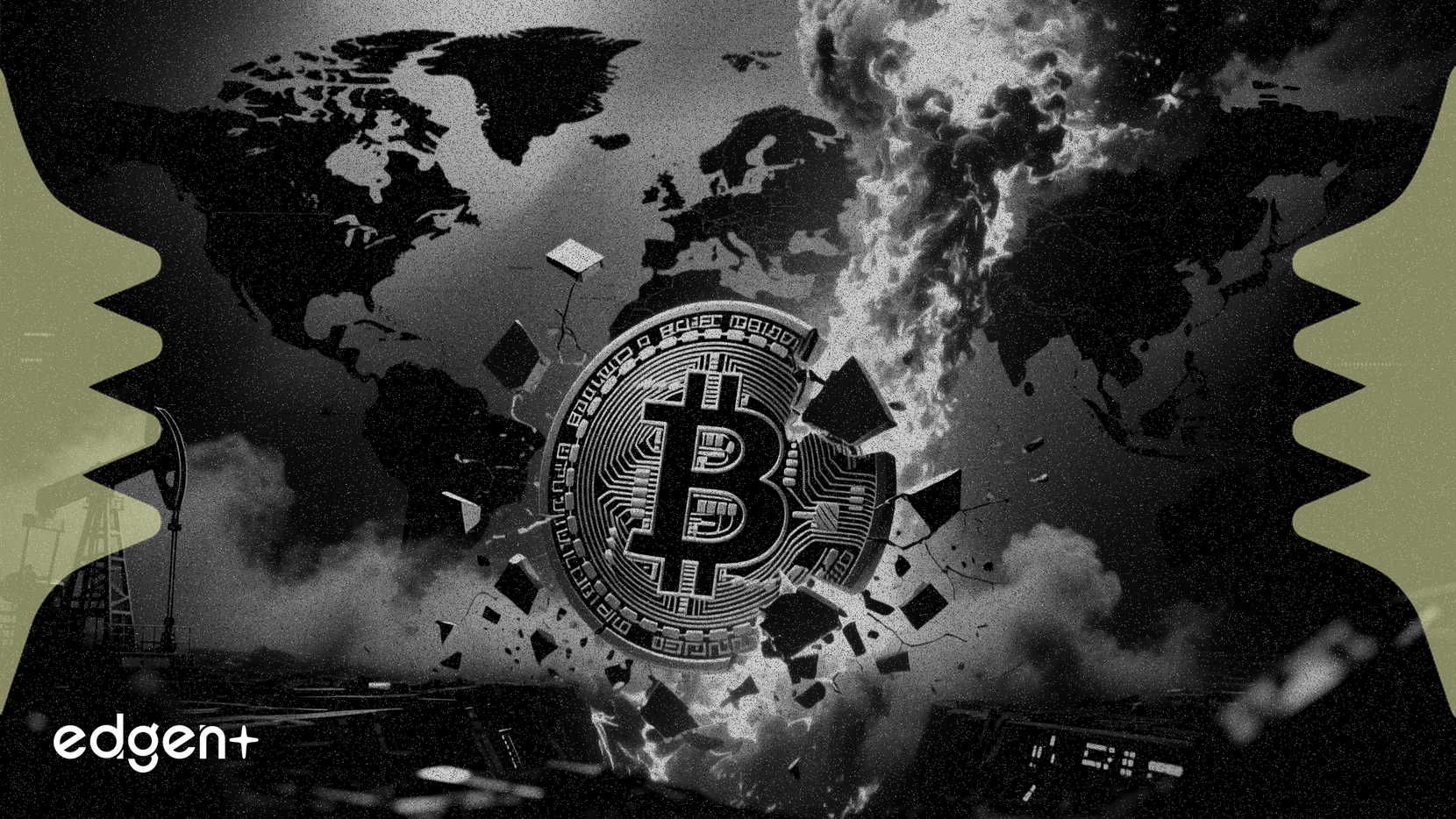 Bitcoin cae un 2% mientras el petróleo se dispara un 20% por riesgo geopolítico