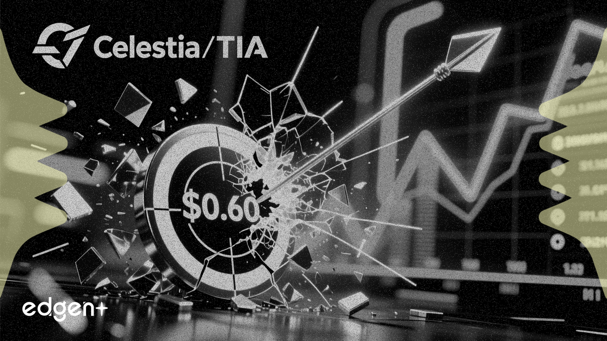 Celestia bondit de 10 % alors que les traders visent une cassure à 0,60 $