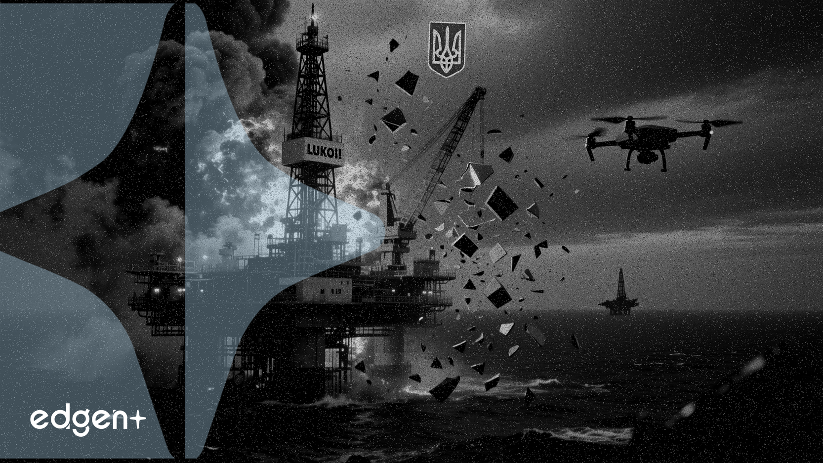 Ucrania ataca tres plataformas petrolíferas de Lukoil en el mar Caspio