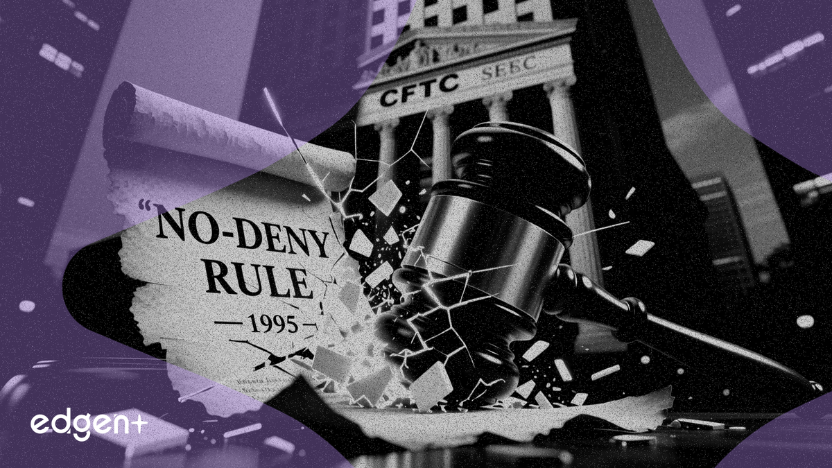 CFTC廢除28年「不否認」和解政策，跟隨SEC步伐