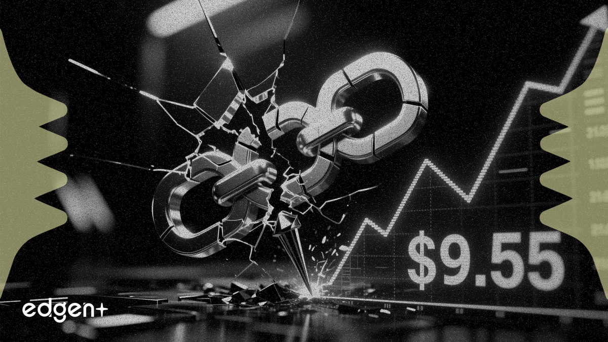 Chainlink giành được trạng thái hàng hóa nhưng giá suy yếu ở mức 9.55 USD