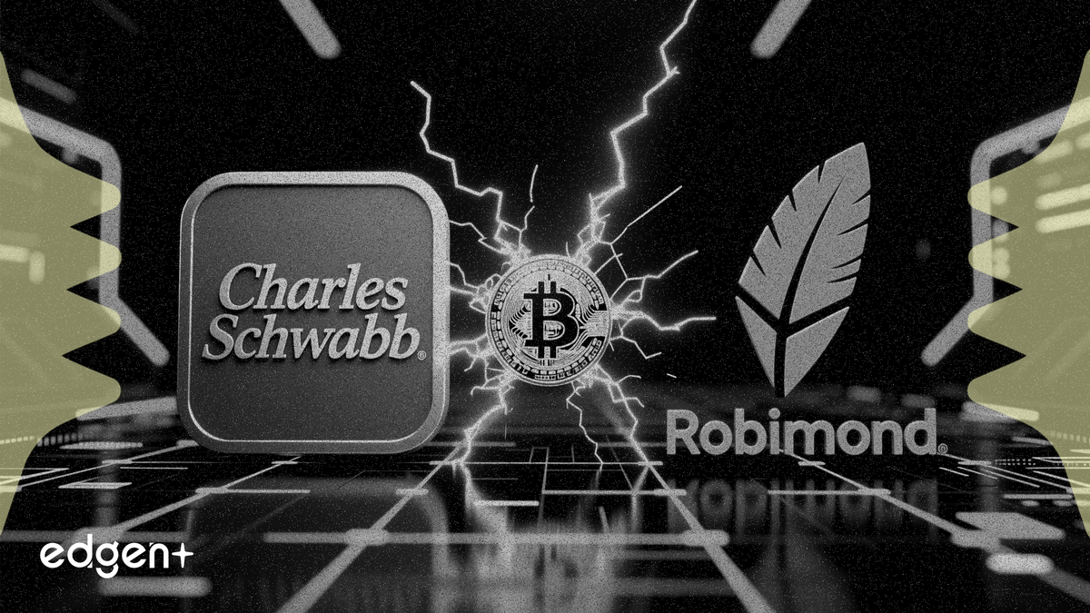 嘉信理財將上線兩大主流加密貨幣，直接挑戰 Robinhood