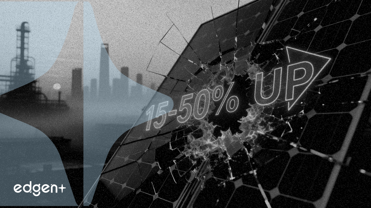 China elimina subsidios solares, impulsando precios de módulos un 15-50%