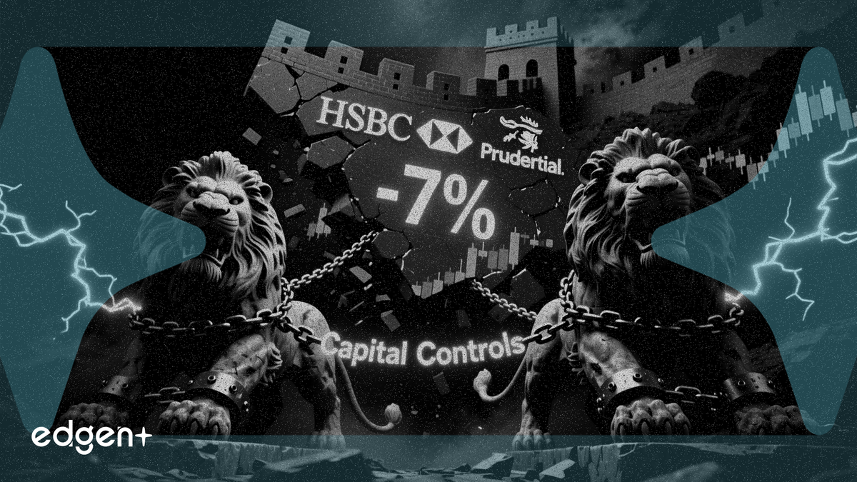 China's capital curbs hit HSBC, Prudential as shares slide 7%