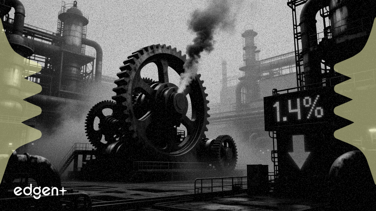 중국 3월 산업용 발전량 증가율 1.4%로 둔화, 경제 역풍 직면