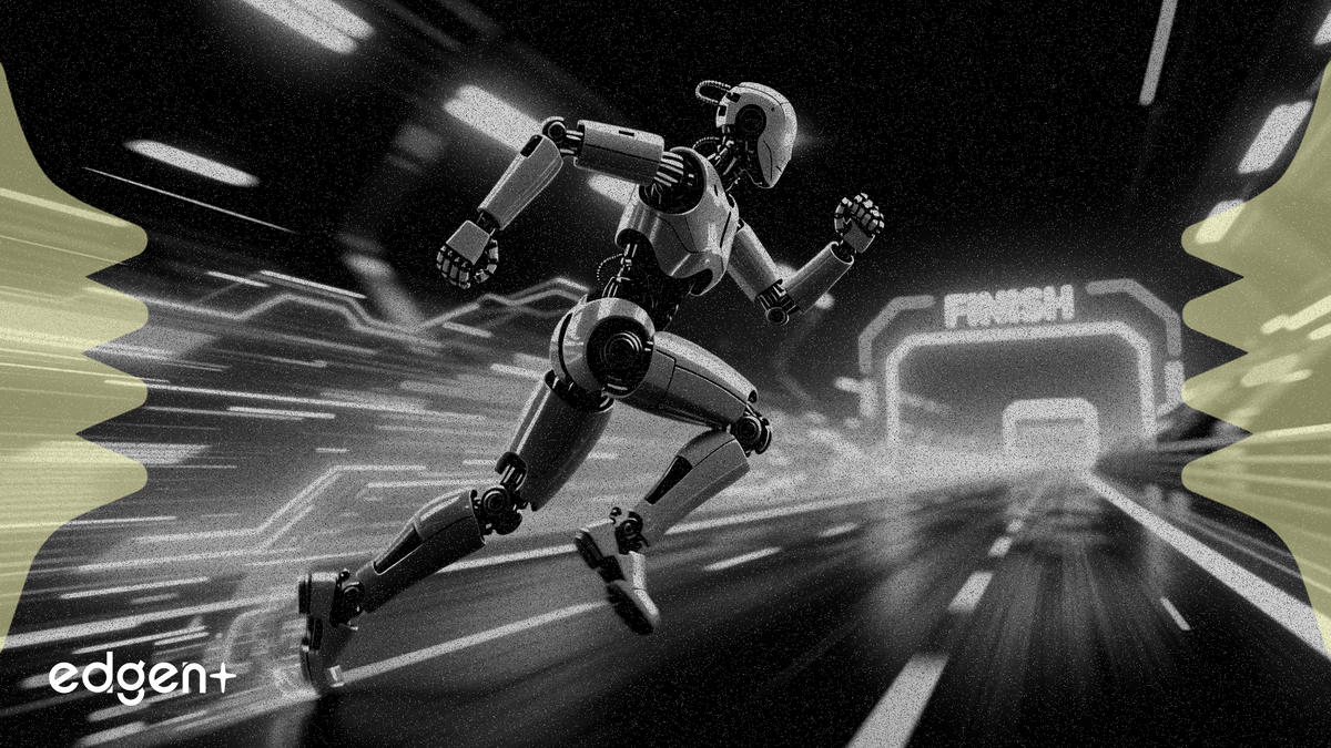 中国机器人 50 分钟跑完 21 公里半程马拉松