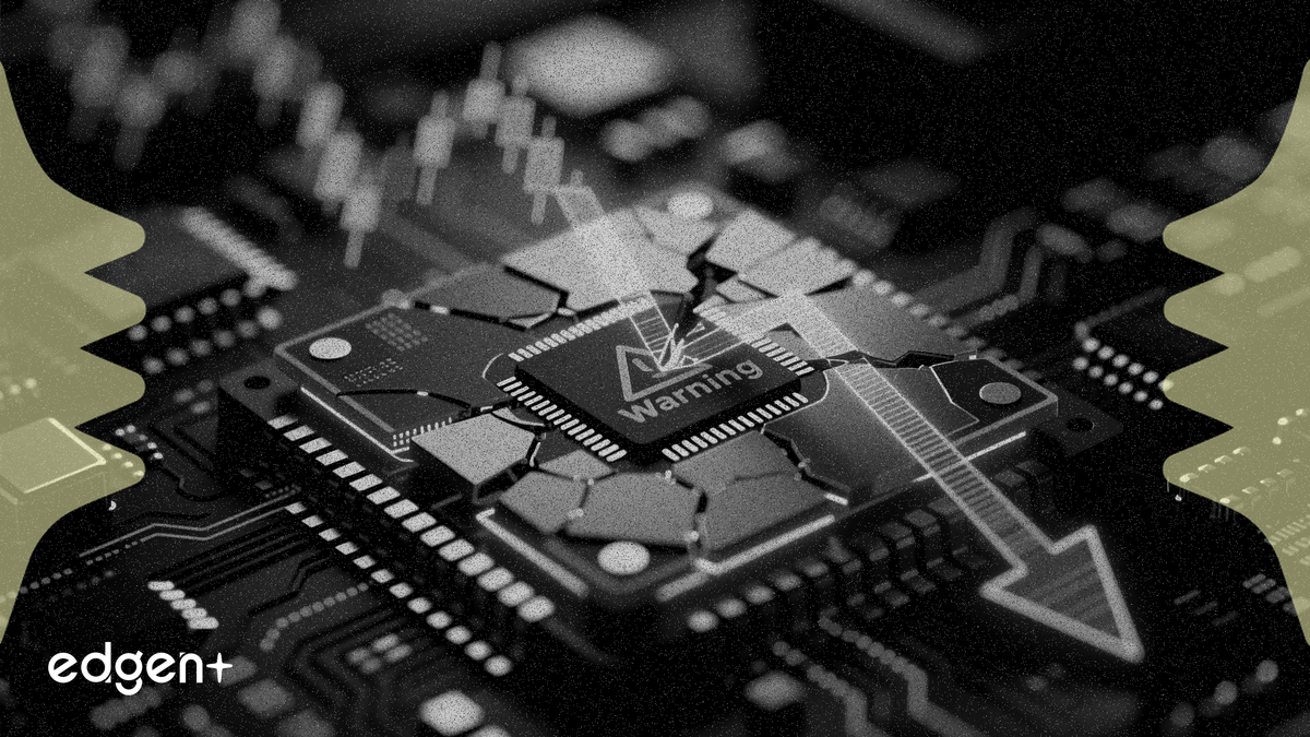 Las acciones de chips emiten una señal de advertencia de desplome del 44% tras una subida del 150%