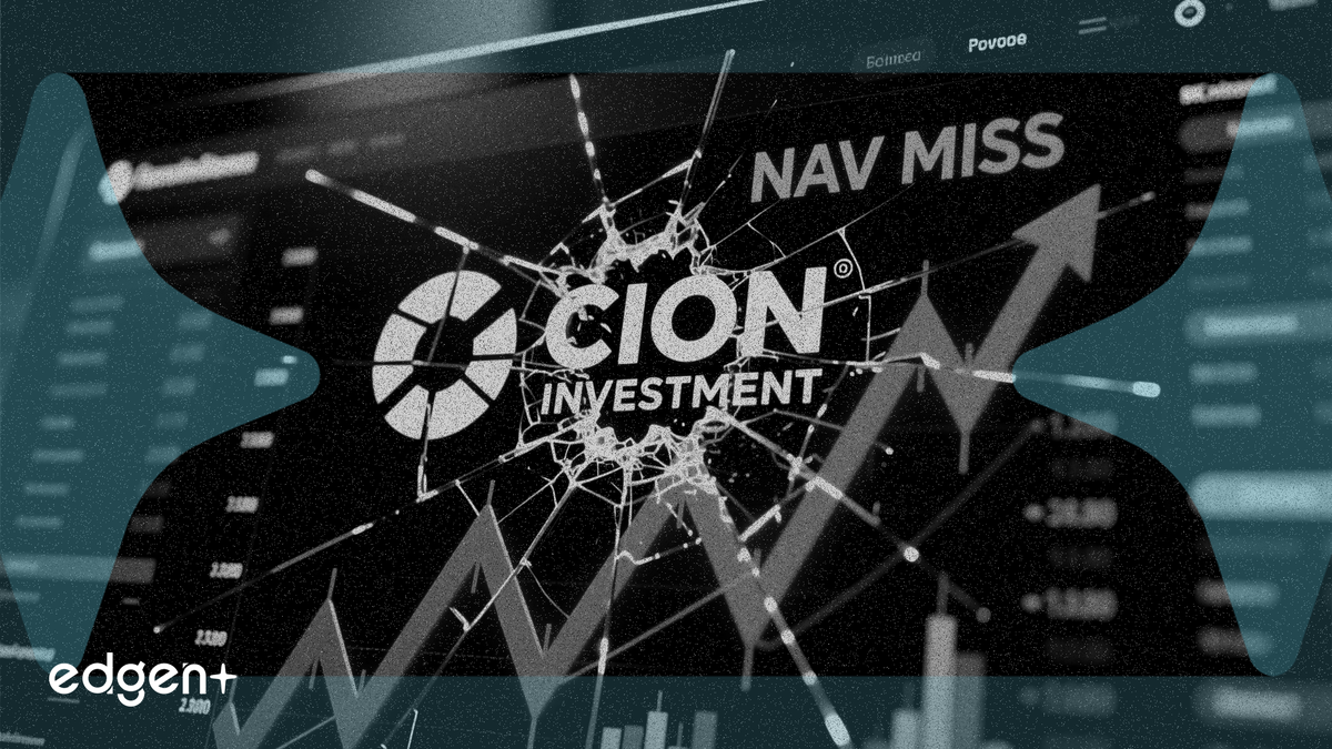 CION 인베스트먼트, 1분기 실적 및 NAV 미달로 5% 하락