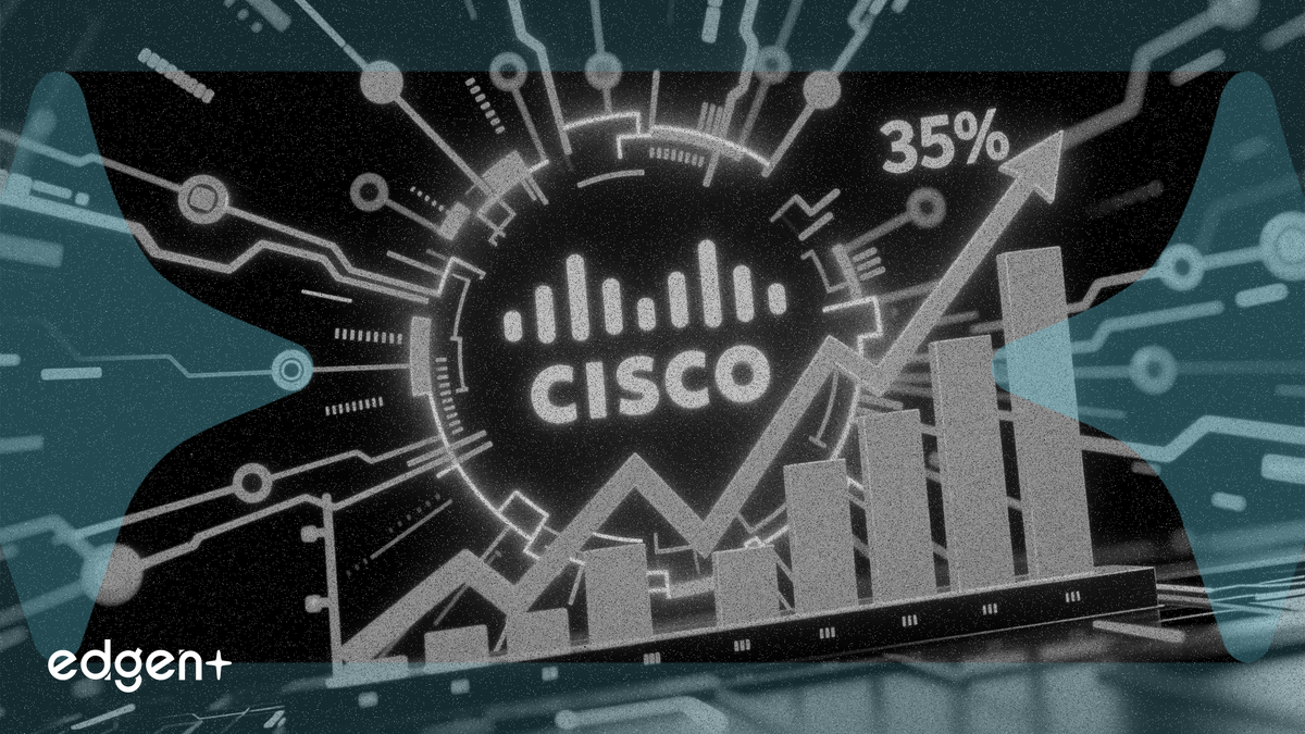Cisco declara un 'superciclo' de IA mientras los pedidos aumentan un 35 %