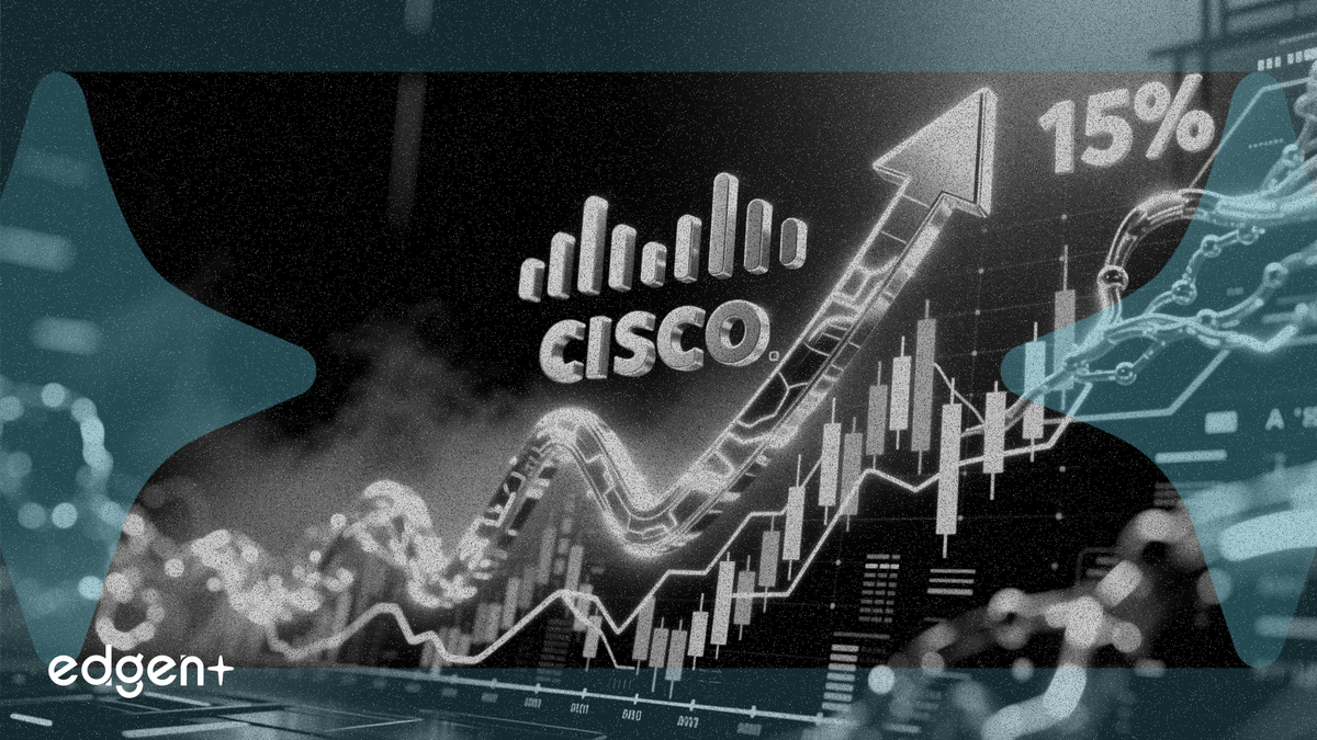 Cổ phiếu Cisco tăng 15% sau khi đơn hàng AI thúc đẩy kết quả kinh doanh quý 3 vượt mong đợi