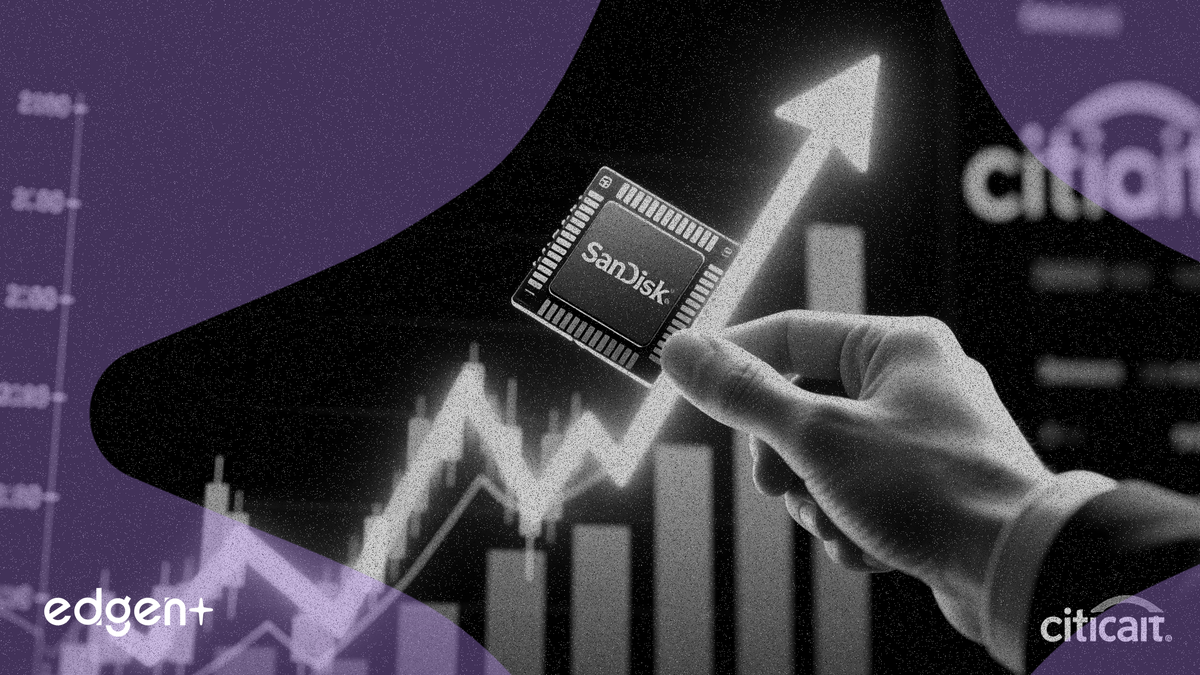 シティグループ、サンディスクの目標株価を980ドルに引き上げ 業績見通しの改善を反映