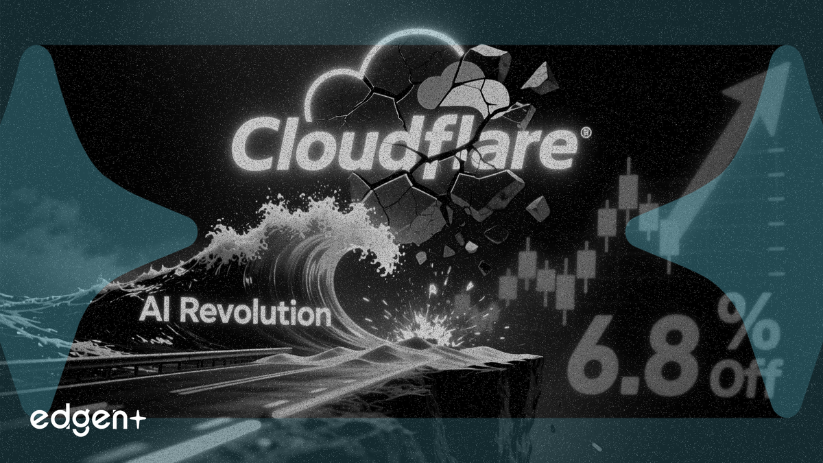 Cloudflare drops 6.9% as AI traffic milestone reshapes web economics