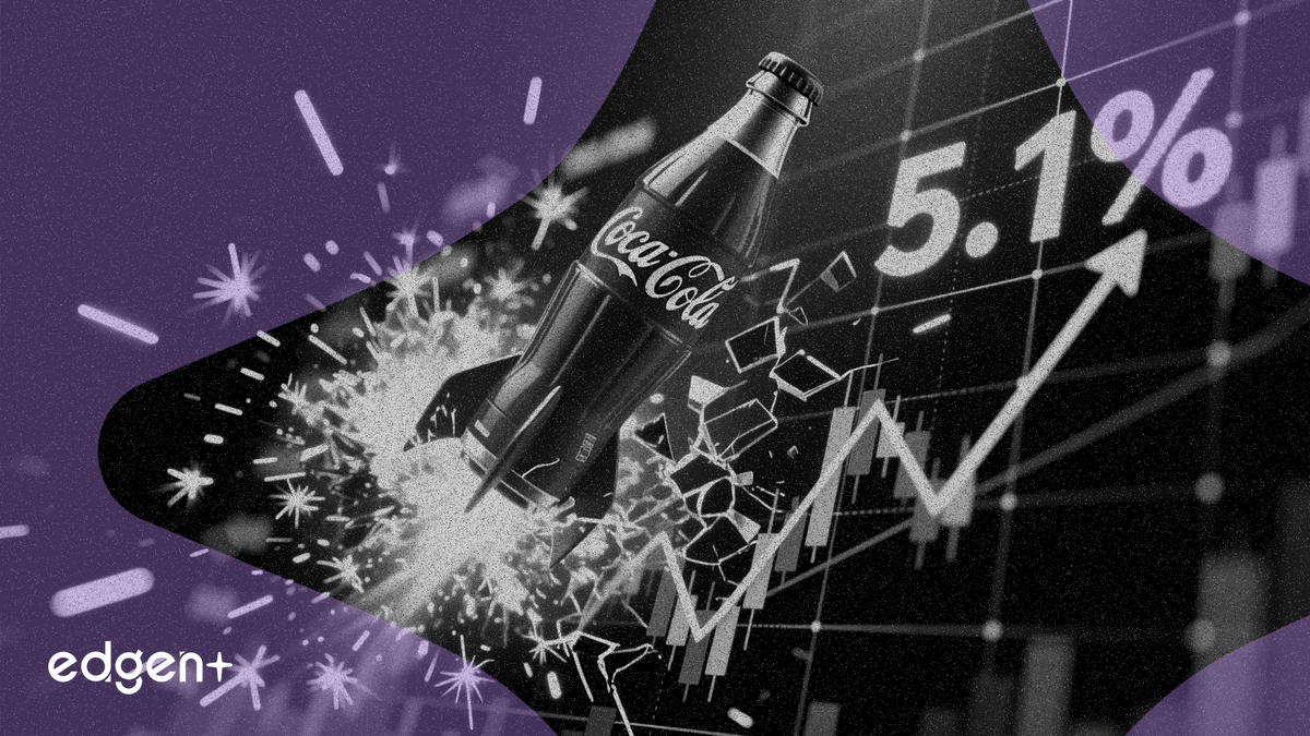 Coca-Cola tăng 5,1%, ghi nhận phiên tăng mạnh nhất kể từ năm 2020