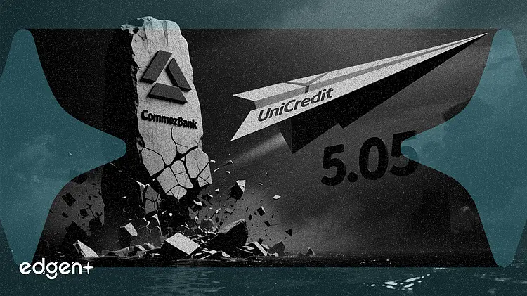 코메르츠방크, 유니크레딧의 5월 5일 적대적 매수 제안 아래로 하락
