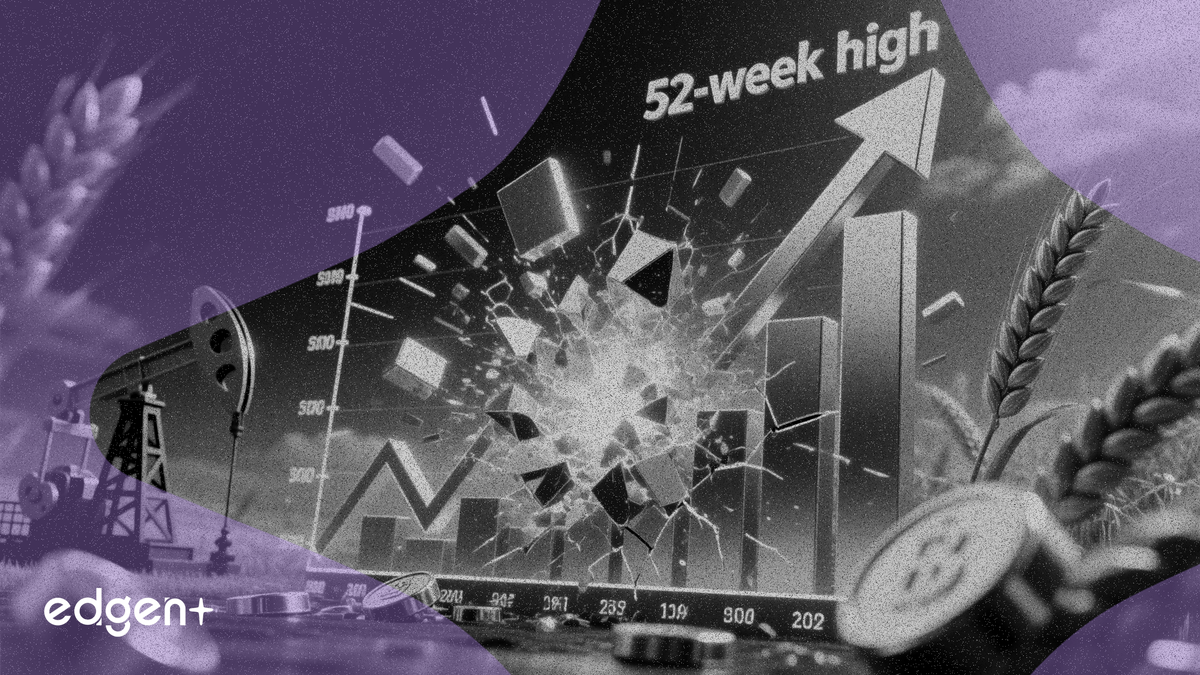 コモディティETFのDBCが49%急騰し、52週高値を更新