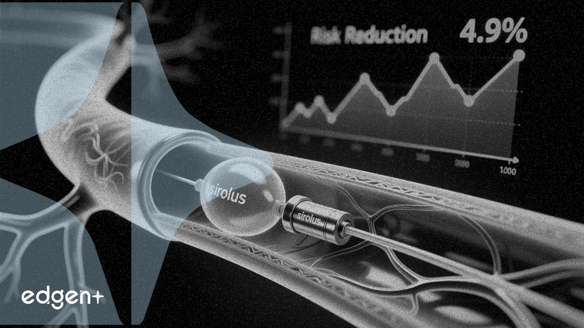 Concept Medical 西羅莫司塗層球囊在 PAD 臨床試驗中顯示風險降低 4.9%