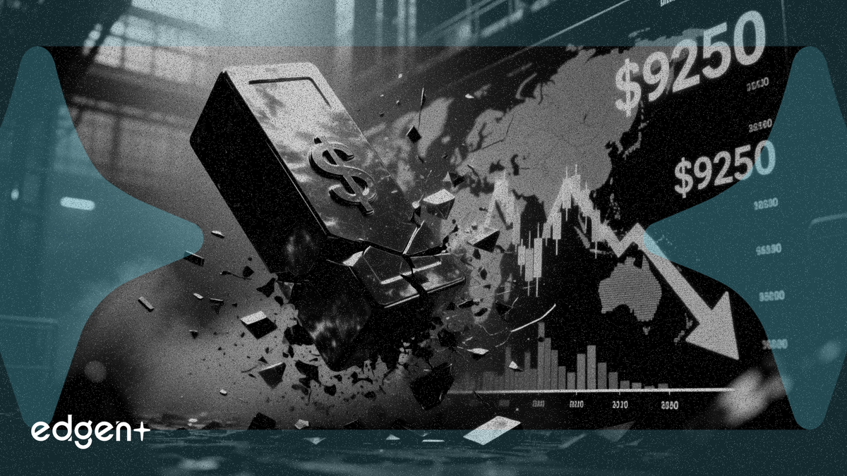 El cobre cae un 2,5% hasta los 9.250 dólares por los temores al crecimiento económico