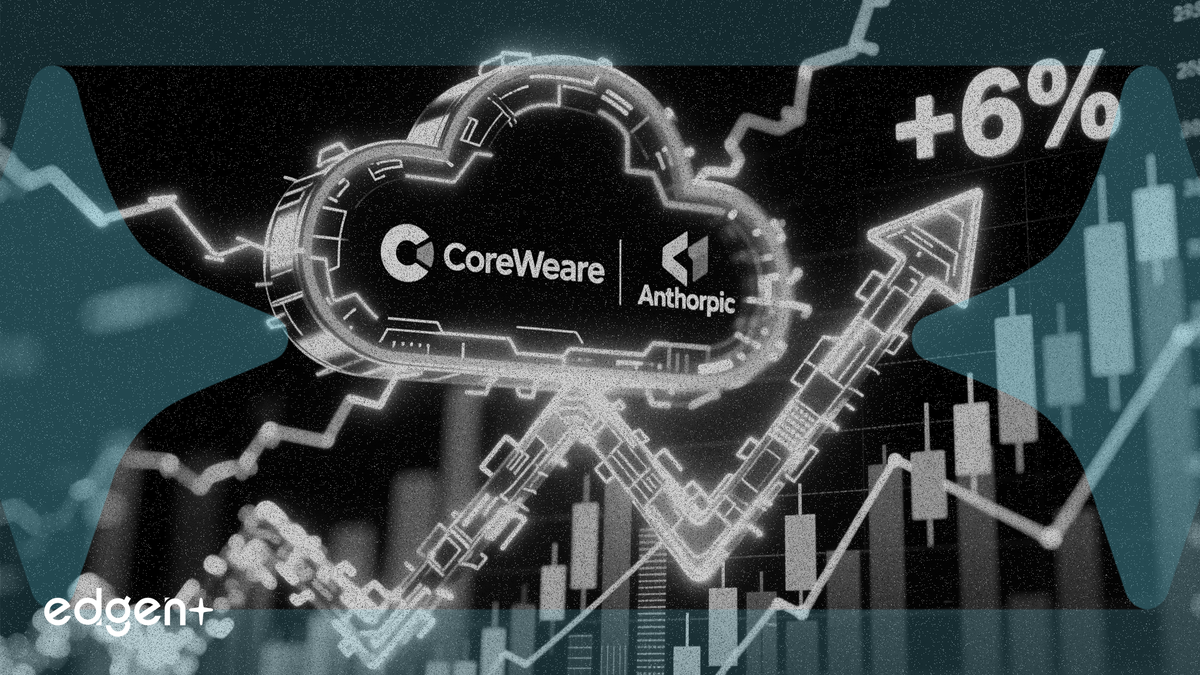 CoreWeave stock jumps 6% on AI cloud deal with Anthropic