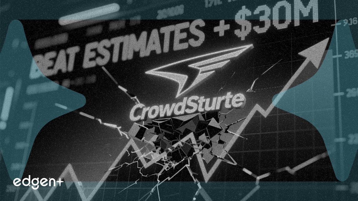 CrowdStrike 第一季營收超標 $3000 萬，但股價因預期過高盤後重挫 9%