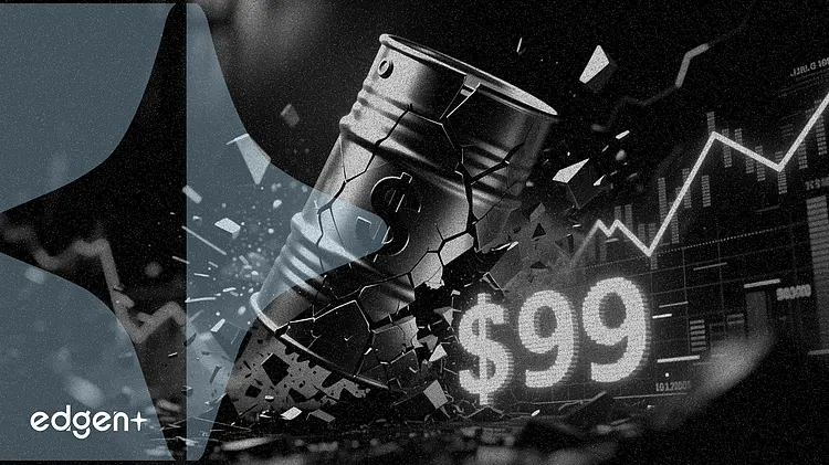 原油跌破99美元,3.26%的波动幅度拒绝更高价格