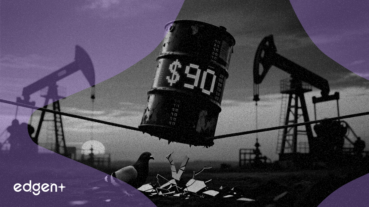 El crudo se estabiliza cerca de los $90 mientras se estancan las conversaciones de paz en Oriente Medio