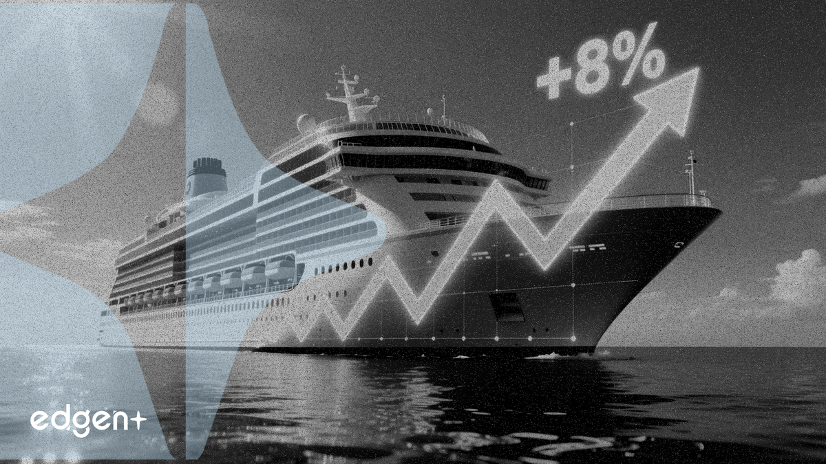 Seyahat sektörü iyimserliği artarken kruvaziyer hisseleri %8'den fazla yükseldi