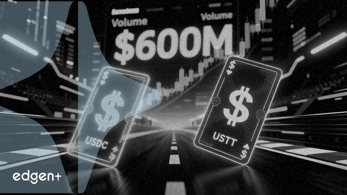 Monthly transaction volume for crypto cards reached $600 million, with data indicating that the USDC stablecoin is increasing its market share relative to USDT within this segment.