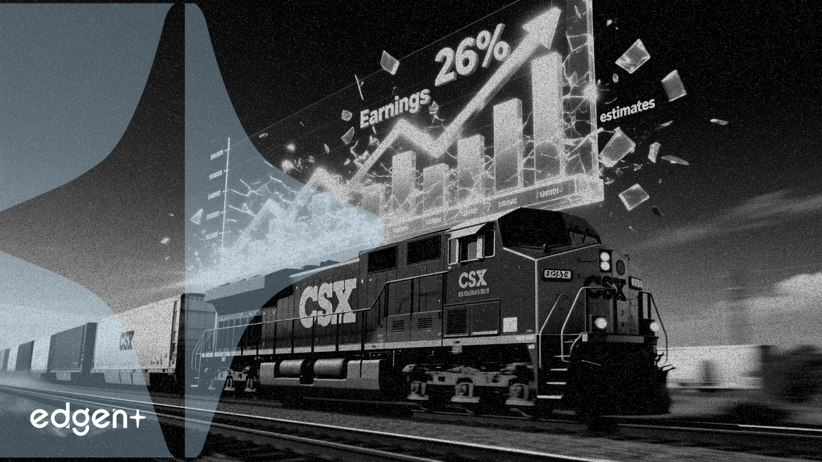 CSX Q1 earnings jump 26% to $0.43 per share, beating estimates
