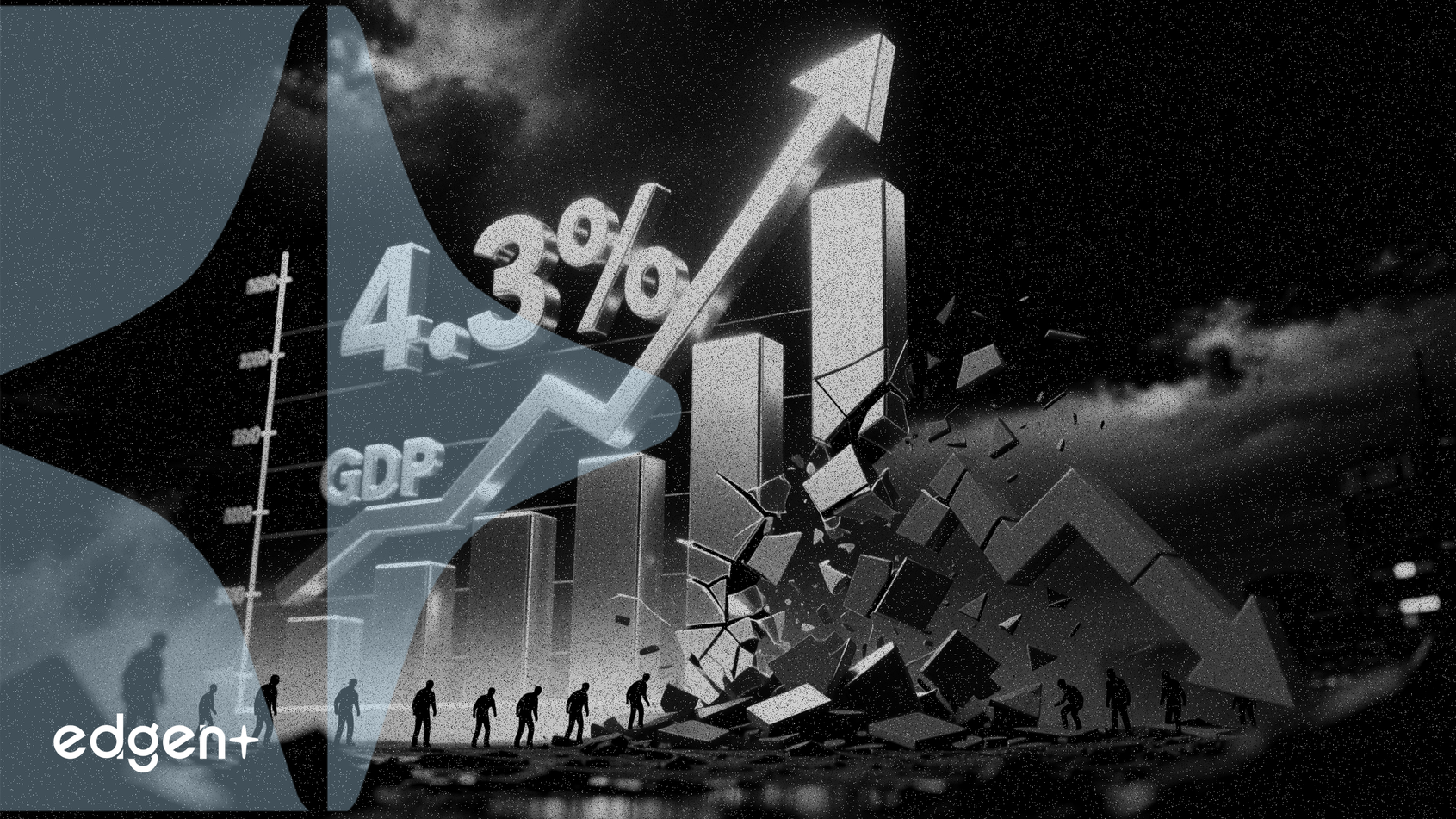 米国のGDPが4.3%に達するも、労働所得シェアが急落