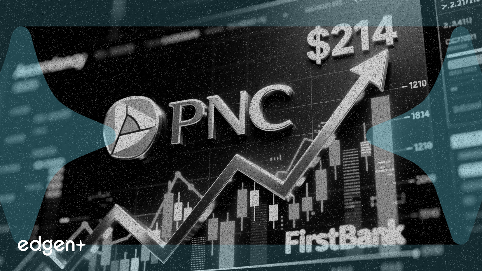 PNC股價觸及214美元高點，因第一銀行41億美元收購案獲批