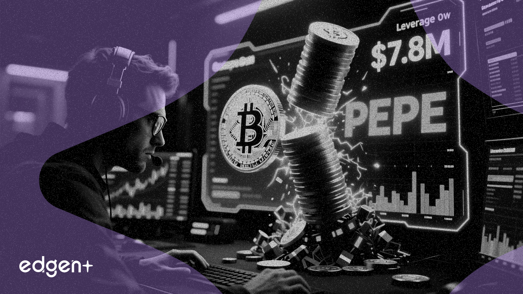 El trader James Wynn realiza una apuesta apalancada de $7,8 millones en Bitcoin y PEPE