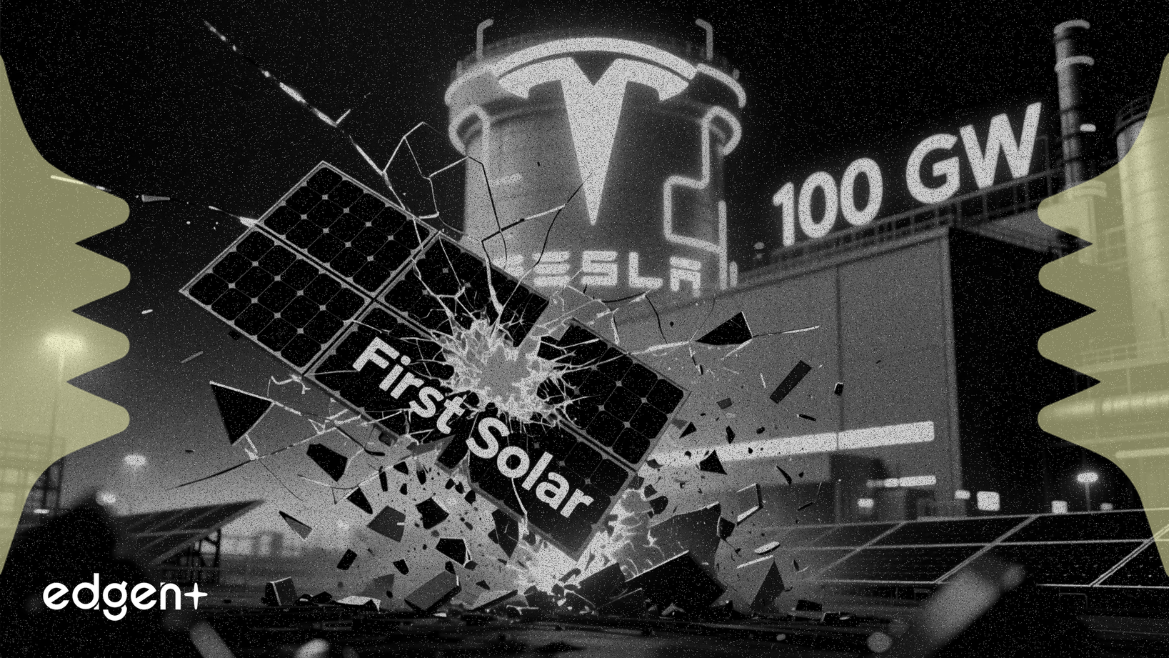 테슬라 100GW 공장 계획에 First Solar 등급 하향 조정