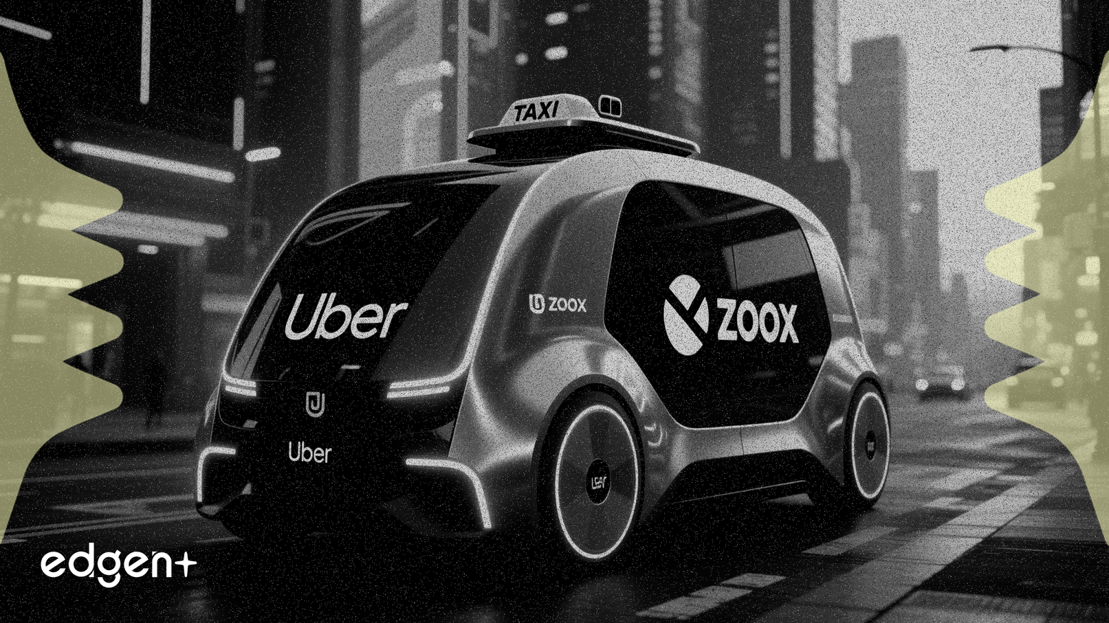 ウーバー、アマゾンのZooxと提携し2026年にロボタクシーを開始