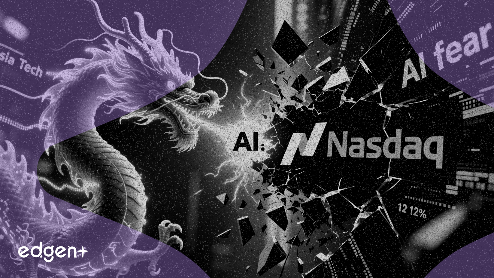 AI 우려, 아시아 기술주 12% 상승 견인... 나스닥 하락