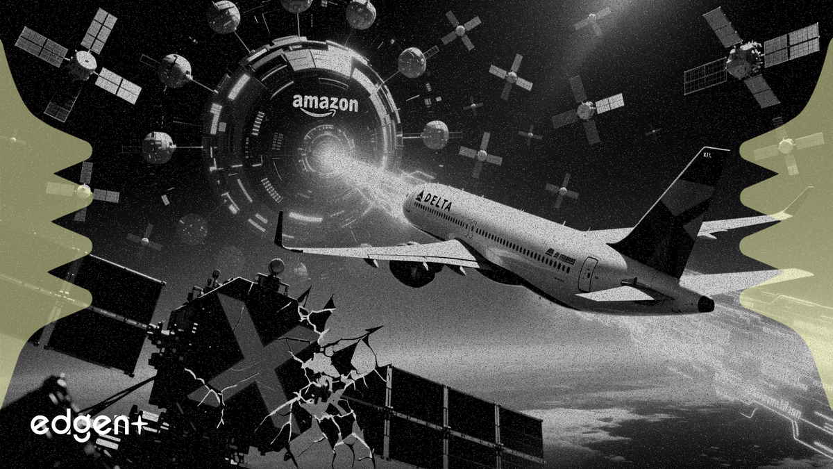 Delta's Wi-Fi snub of Starlink for Amazon involves 10,000 satellites