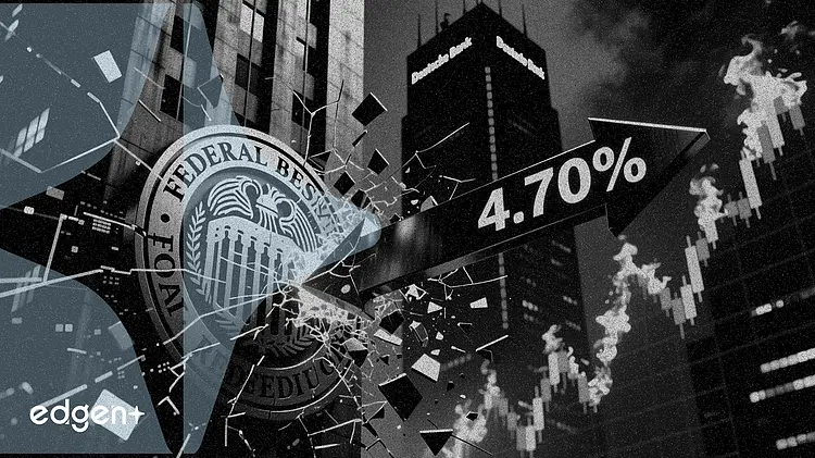 德意志銀行將10年期美債殖利率預測上修至4.70%,因Fed停止降息