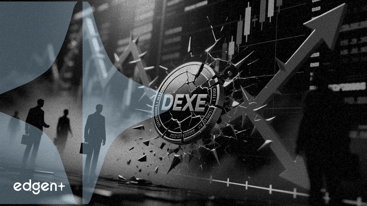 DEXE 토큰, 리테일 선물 청산에 11% 하락하며 12달러 기록
