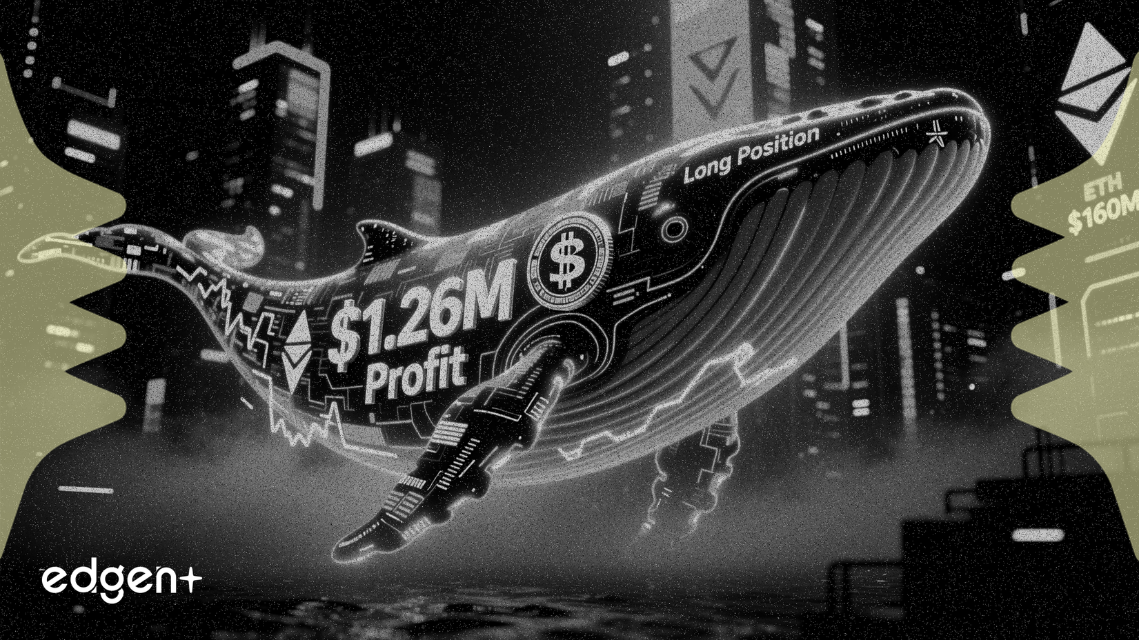 Ballena de ETH obtiene ganancias de 1,26 millones de dólares y mantiene una posición larga de 160 millones de dólares