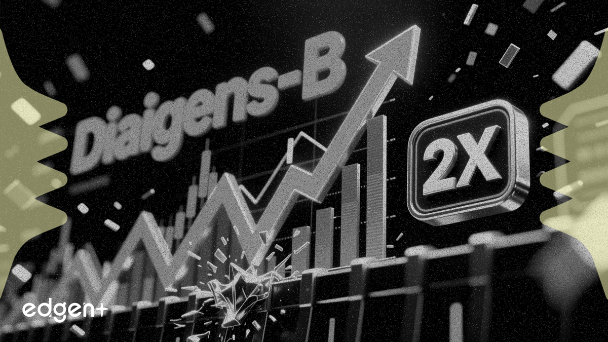 Las acciones de Diagens-B casi duplican su valor en la negociación pre-cotización