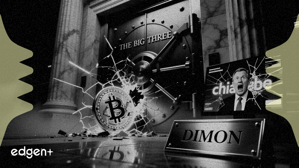 戴蒙怒批Coinbase執行長，三大銀行團體聯手反對加密貨幣法案