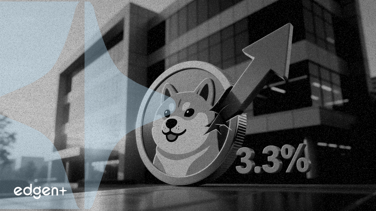 團隊宣布企業重組後，狗狗幣價格反彈 3.3%