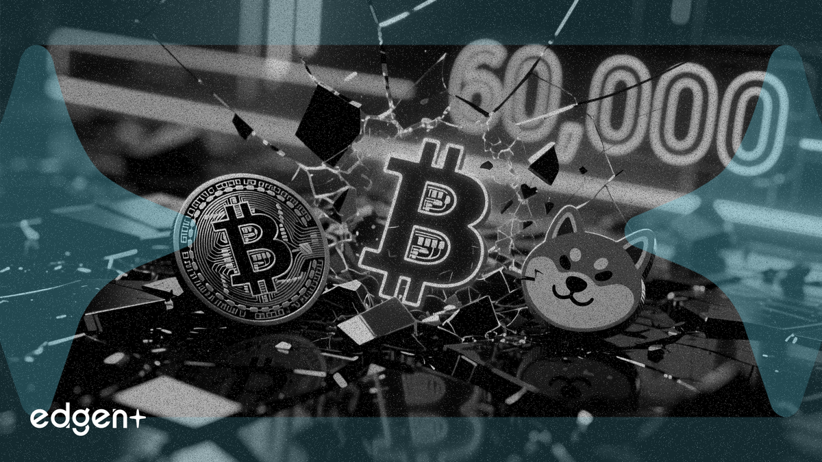 Dogecoin y Shiba Inu se desploman un 8% mientras la venta de Bitcoin se profundiza por debajo de $60,000