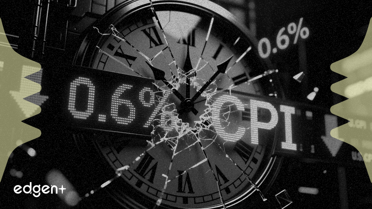 2026年6月10日、ダウ先物が0.6％下落。投資家は5月CPI報告を待っており、これがFRBの金利見通しを左右する。