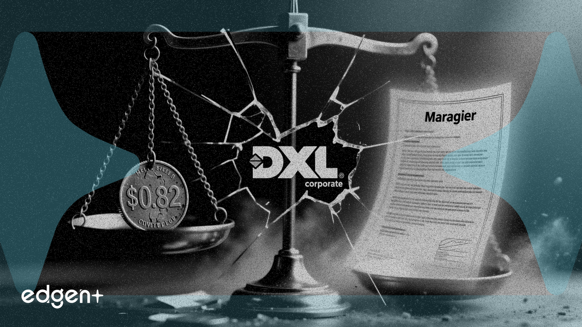 DXL 集团在现有合并协议下权衡每股 0.82 美元的收购报价