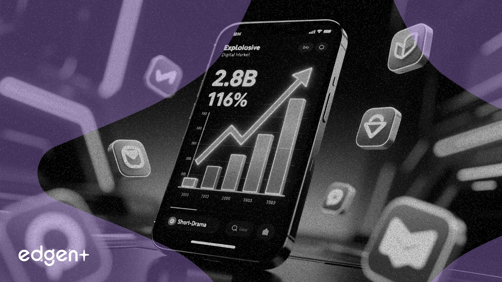 El mercado de aplicaciones de minidramas se duplica a 2.800 millones de dólares con un crecimiento del 116%