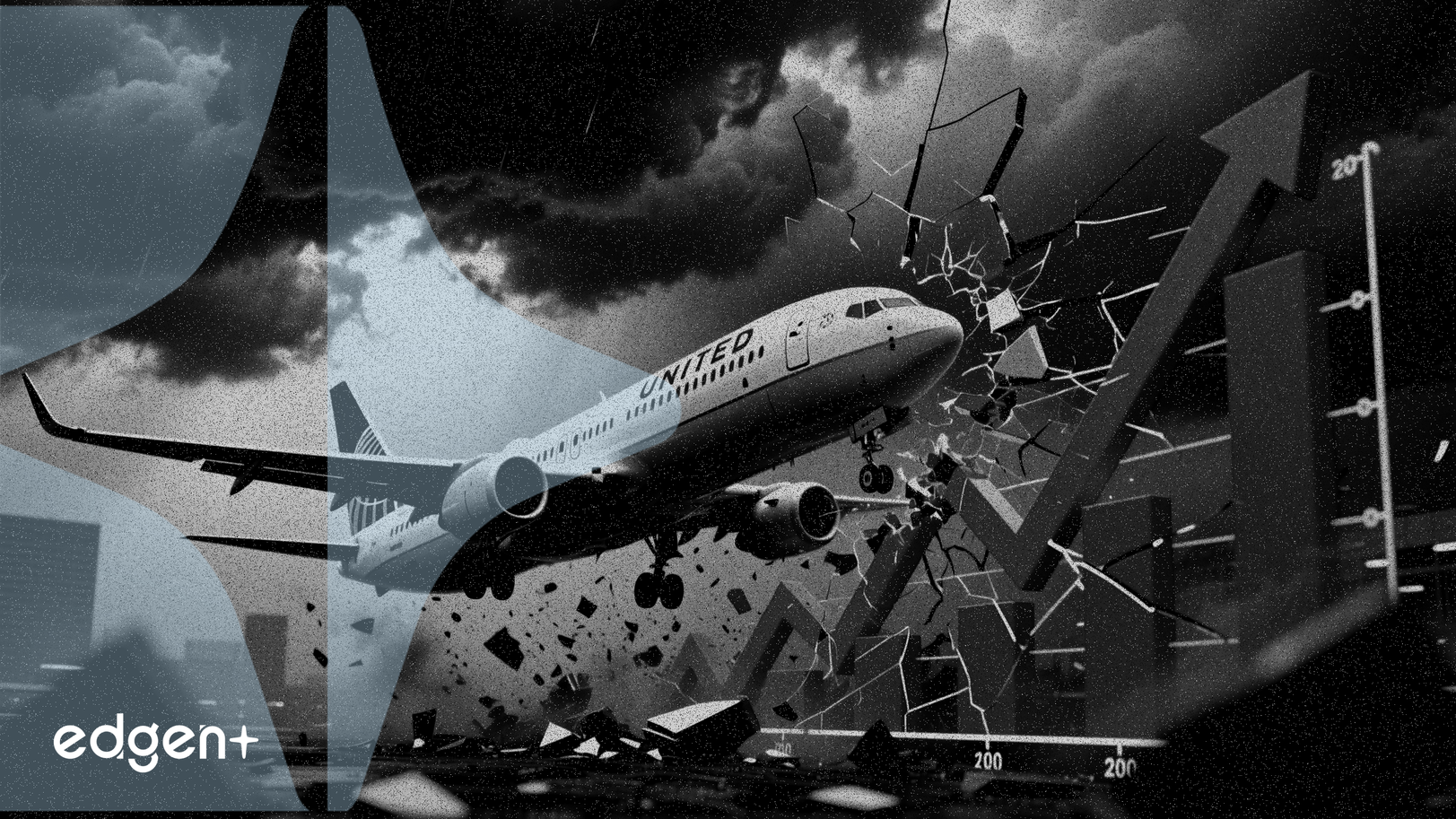 유나이티드항공 4분기 이익 추정치, 마진 압력으로 7.6% 하향 조정