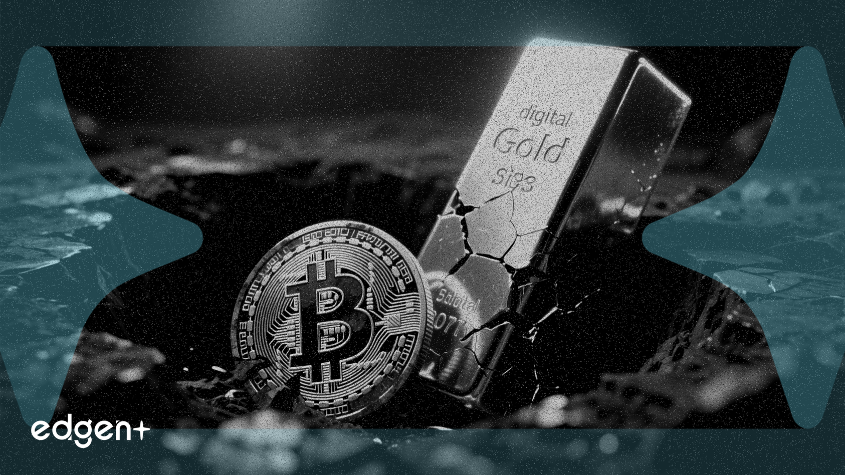 ビットコインの「デジタルゴールド」神話が揺らぎ、金に対し2年ぶりの安値に