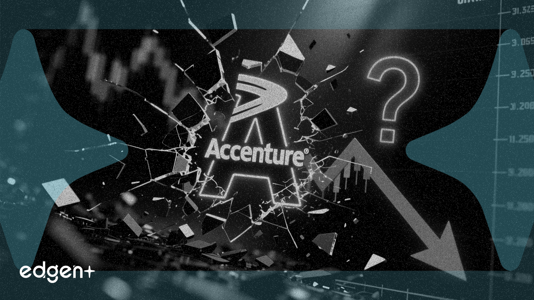 L'action Accenture chute de 25 %, soulevant la question de sa valorisation