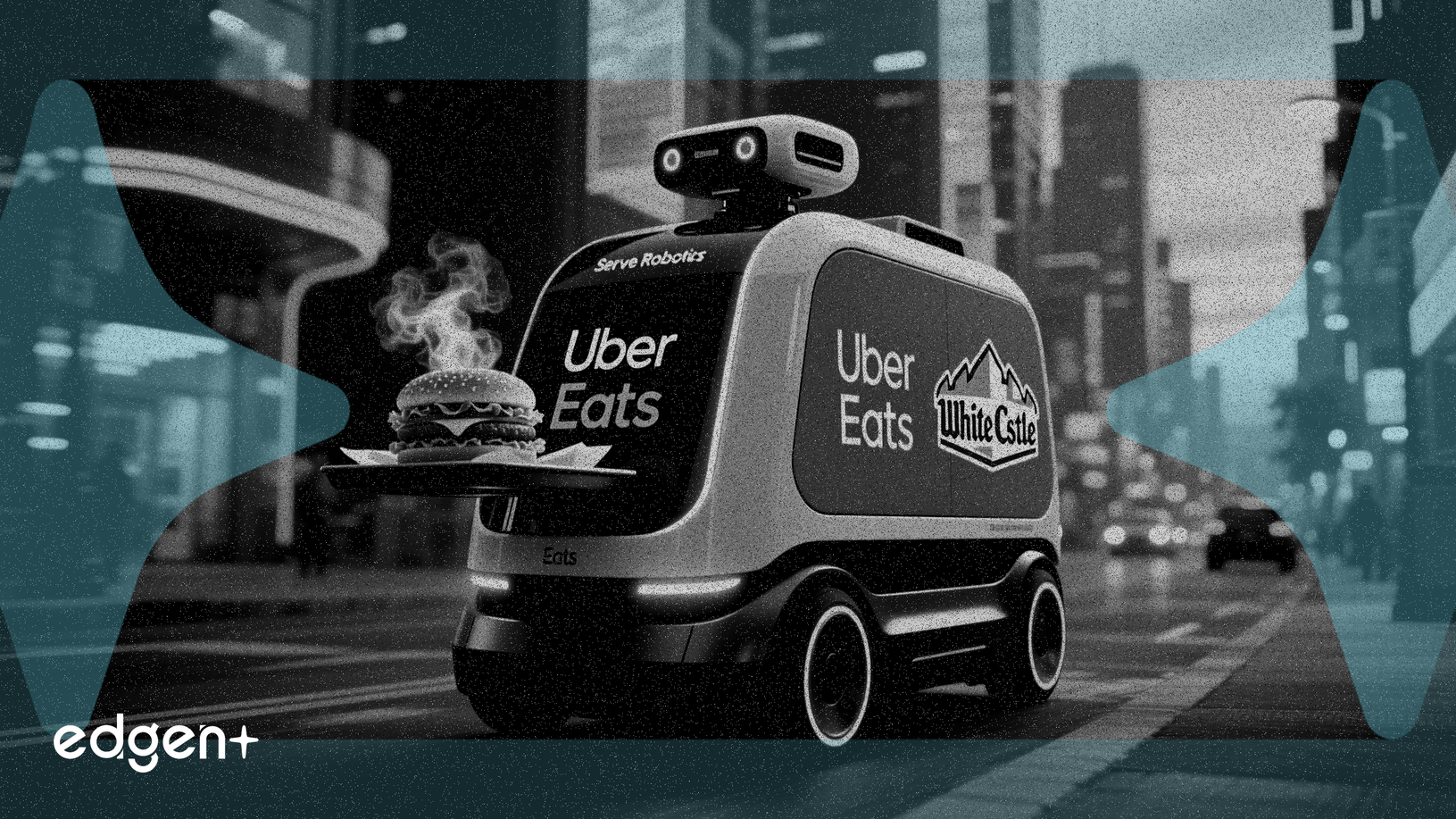 Serve Robotics ra mắt dịch vụ giao hàng bằng robot cùng Uber và White Castle