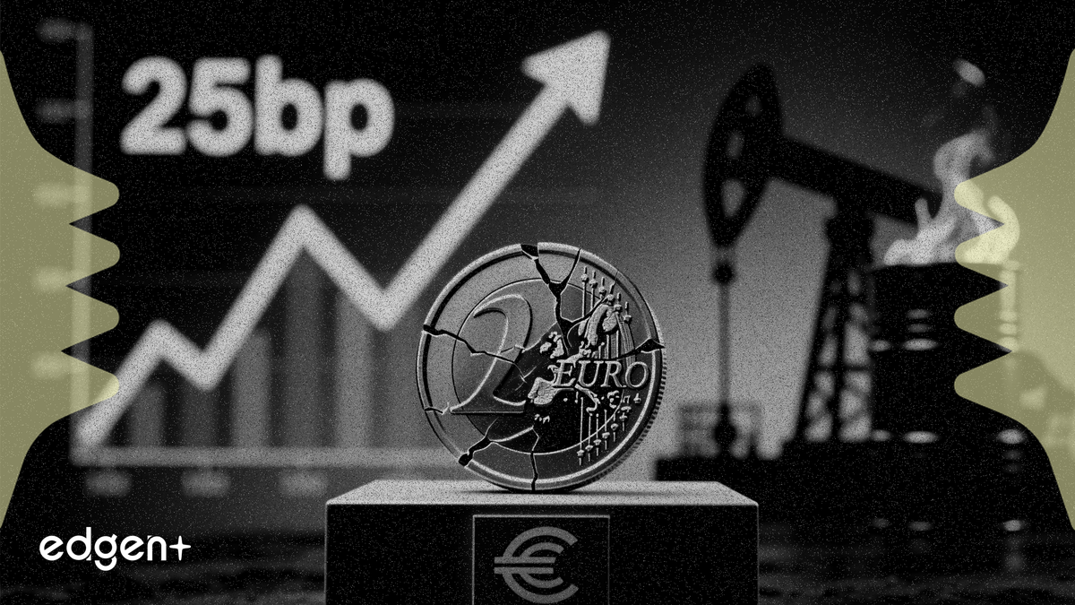 El BCE sube tipos 25 pb mientras la guerra en Irán aviva la inflación, el euro no logra repuntar